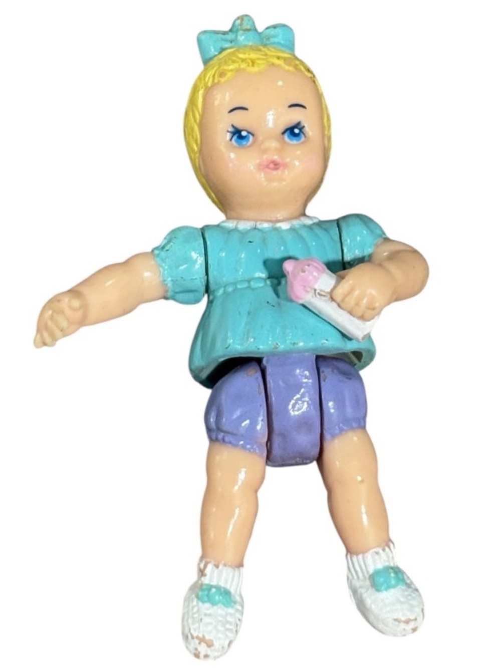 Vintage 1980-90's Playskool Baby Girl Dollhouse Figure